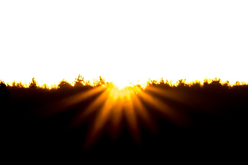 Sunrise over Treeline
