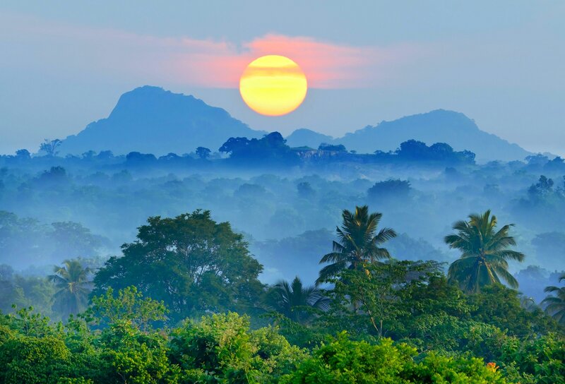 Sunrise over Tropical Hills