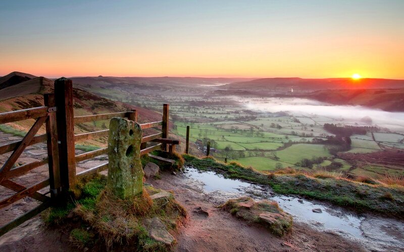 Sunrise over Valley