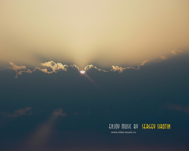 Sunrise through clouds