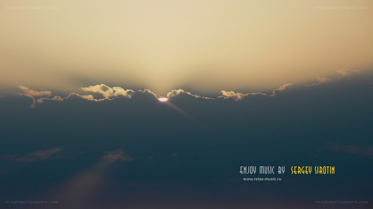 Sunrise through clouds