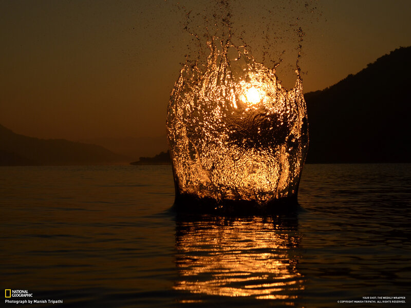 Sunrise Water Splash
