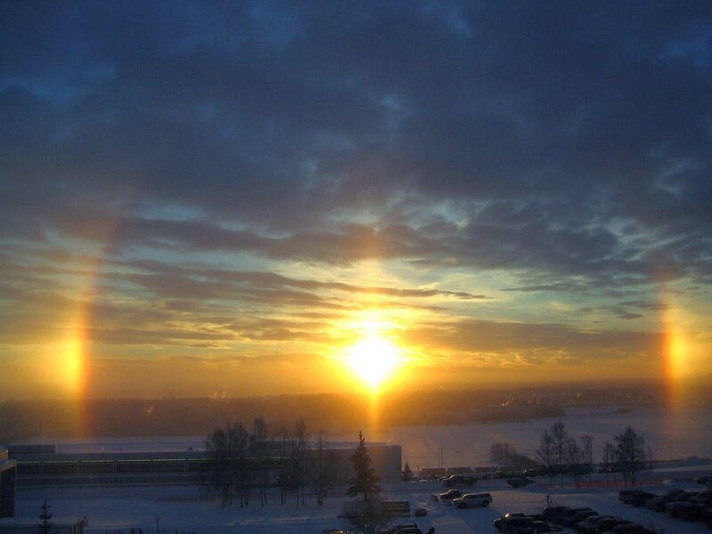 Sunrise with Halos