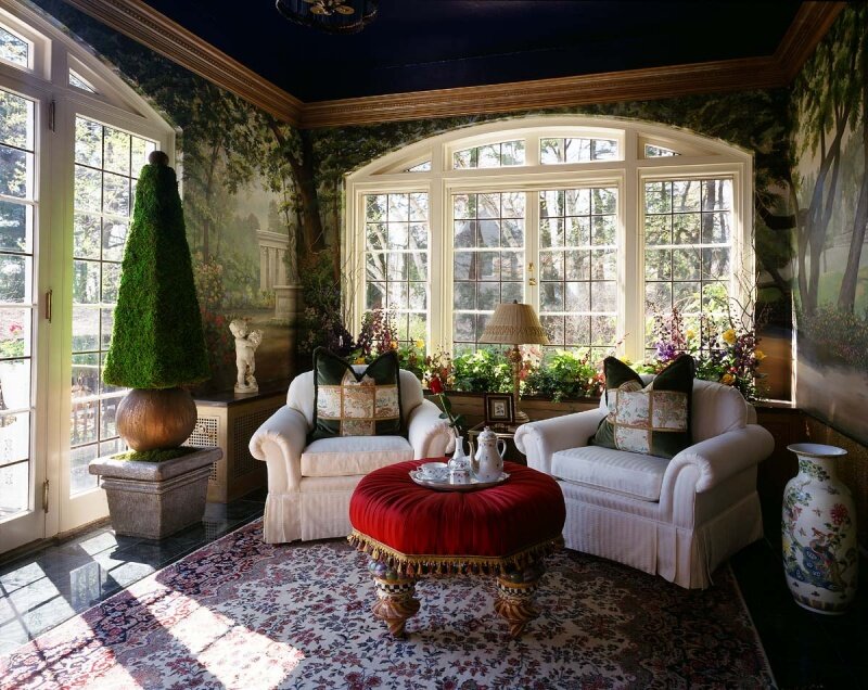 Sunroom with Two Armchairs