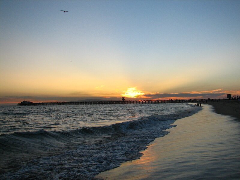 Sunset at Beach Pier