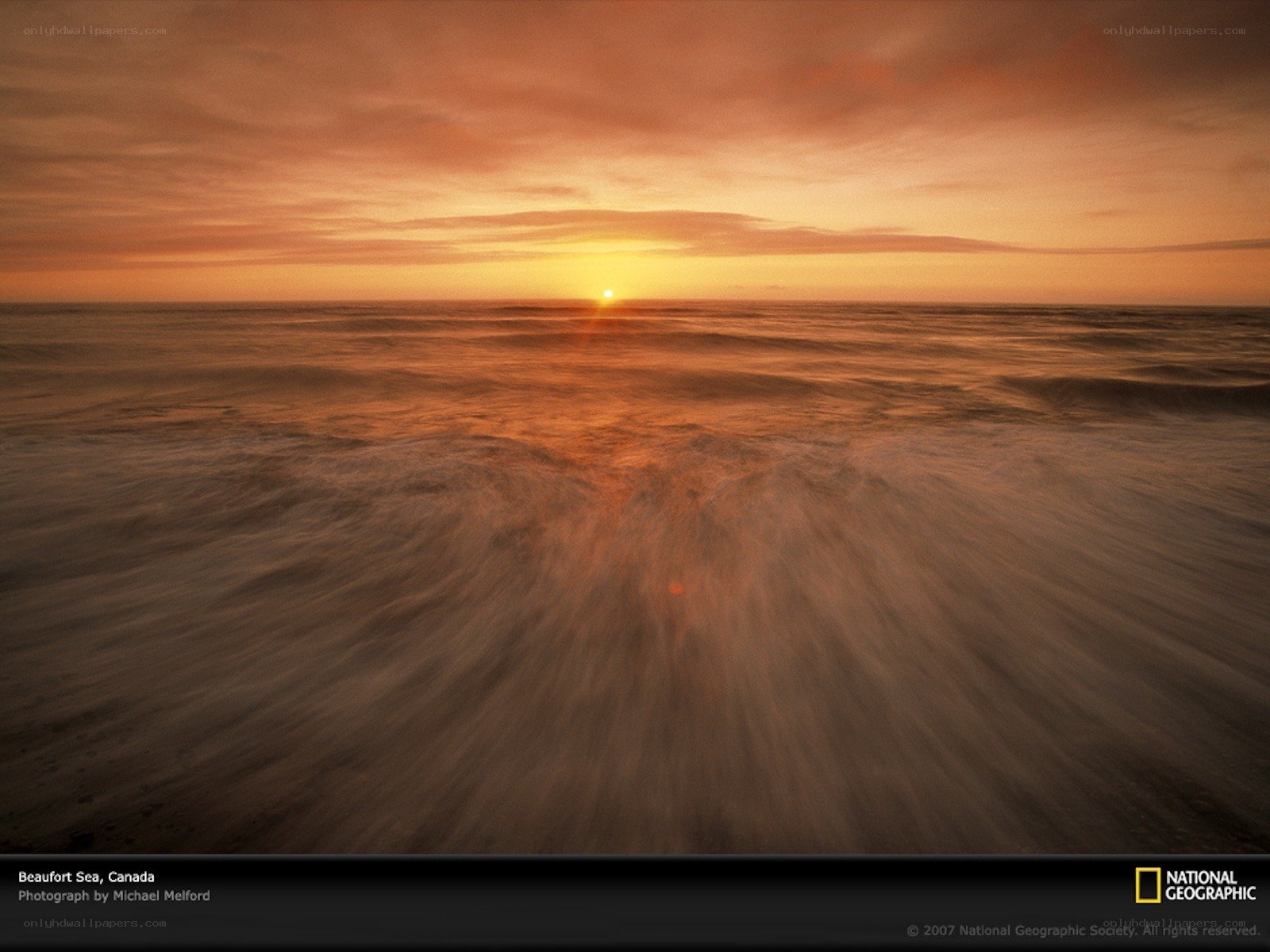 Sunset at Beaufort Sea