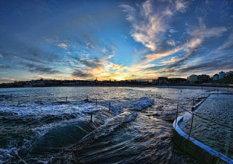 Sunset at Bondi Beach