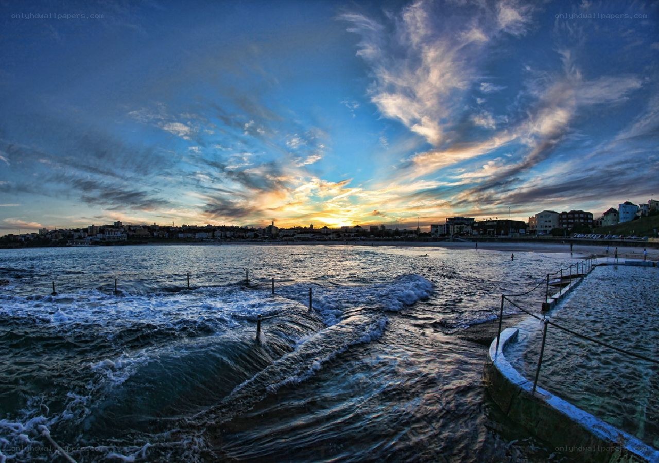 Sunset at Bondi Beach