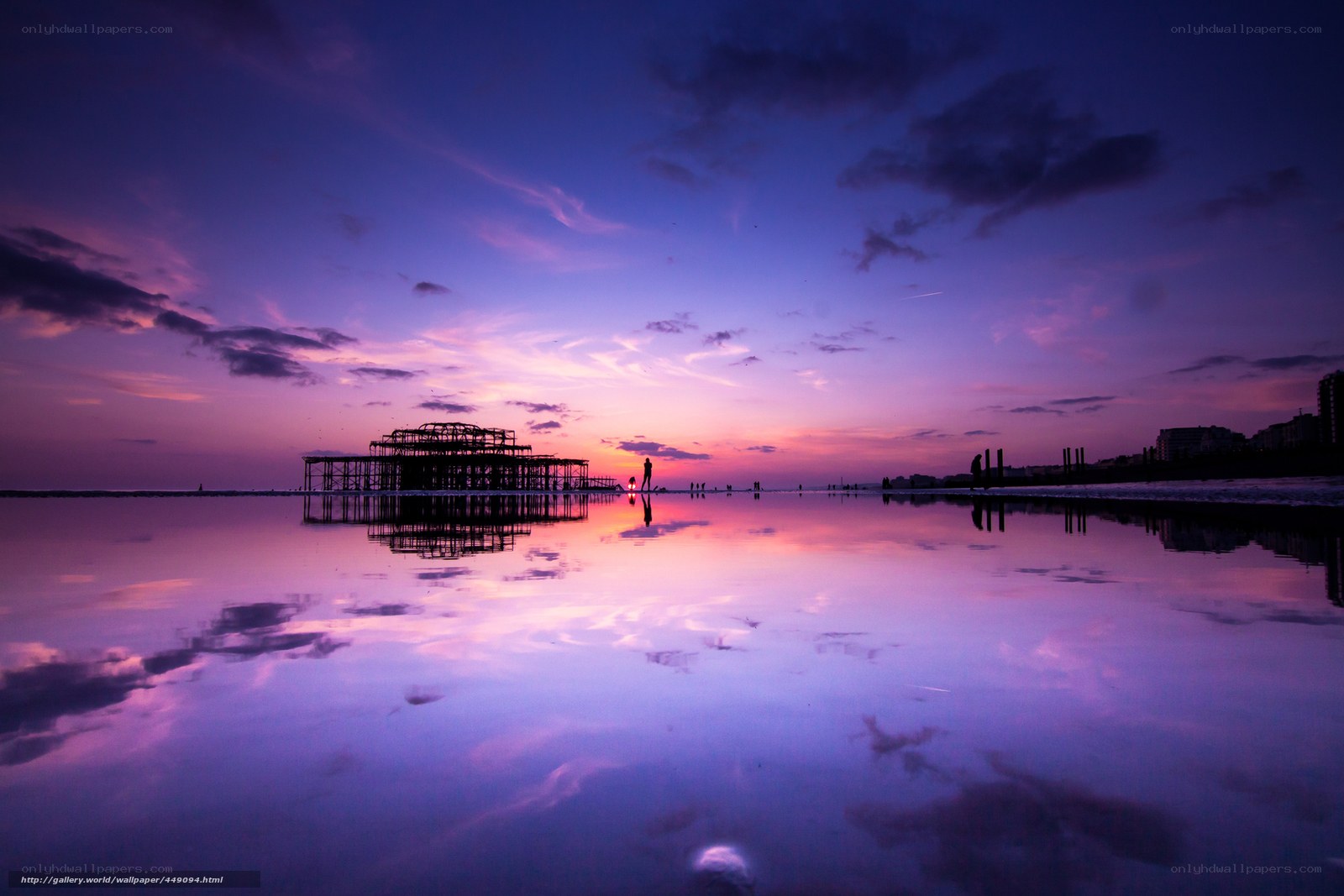 Sunset at Brighton Pier