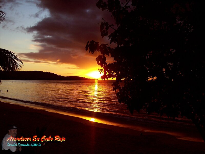 Sunset at Cabo Rojo beach