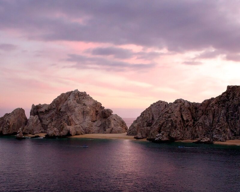 sunset at cabo san lucas