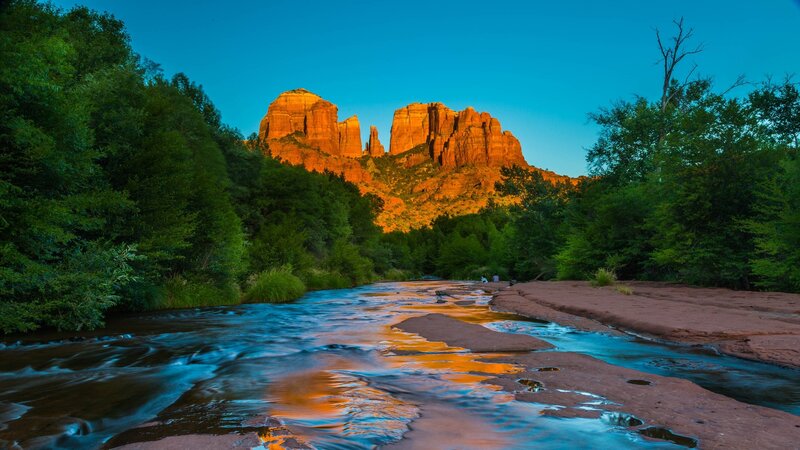 Sunset at Cathedral Rock