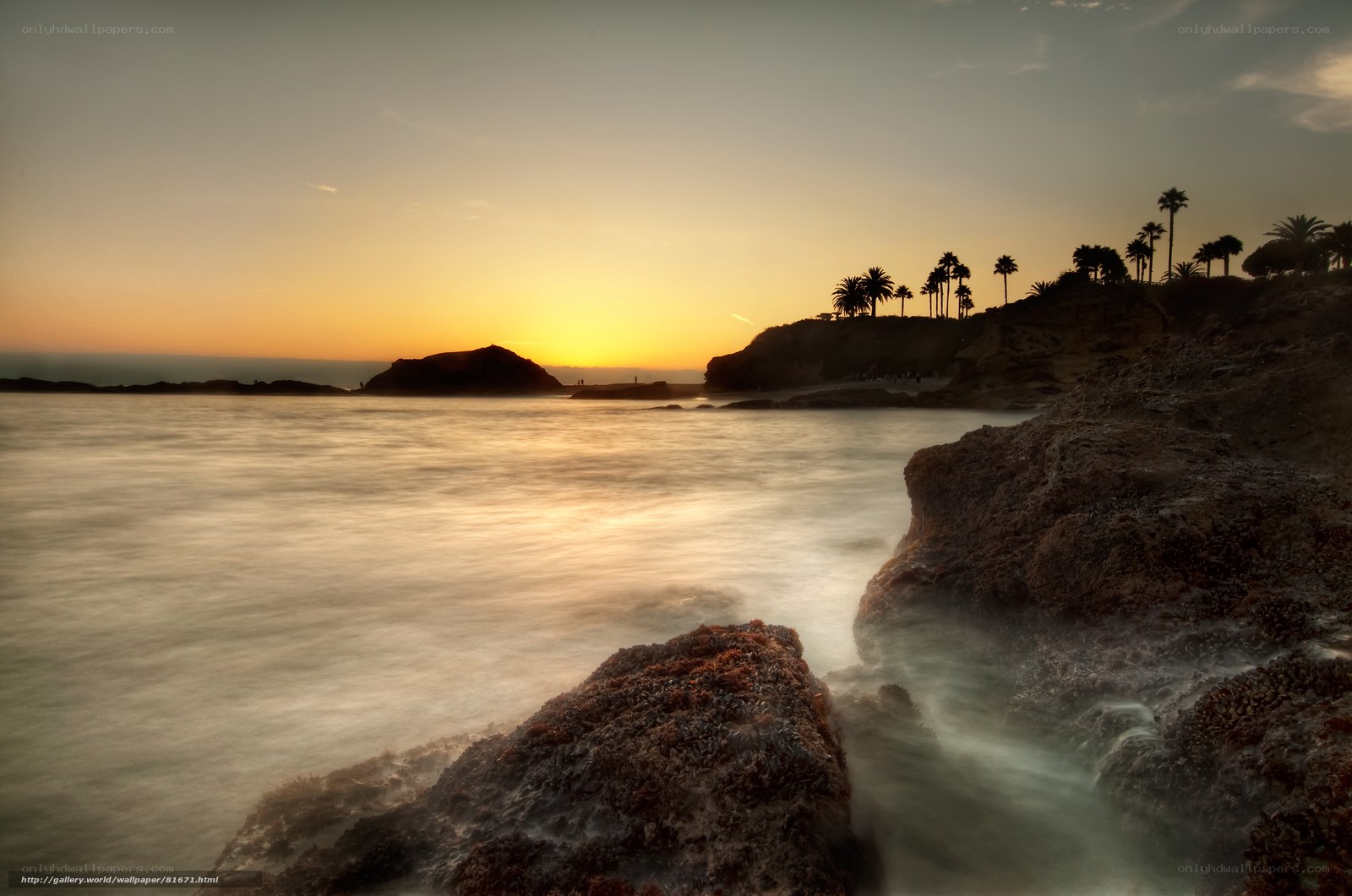 sunset at coastal cliffs