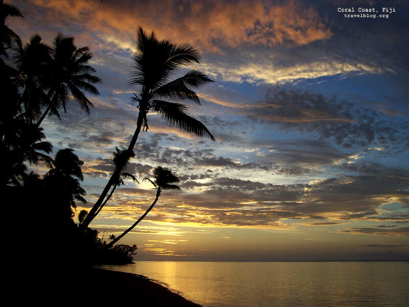 Sunset at Coral Coast, Fiji