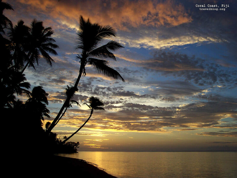 Sunset at Coral Coast Fiji
