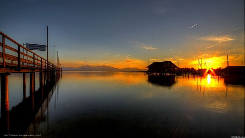 Sunset at Dampfersteg