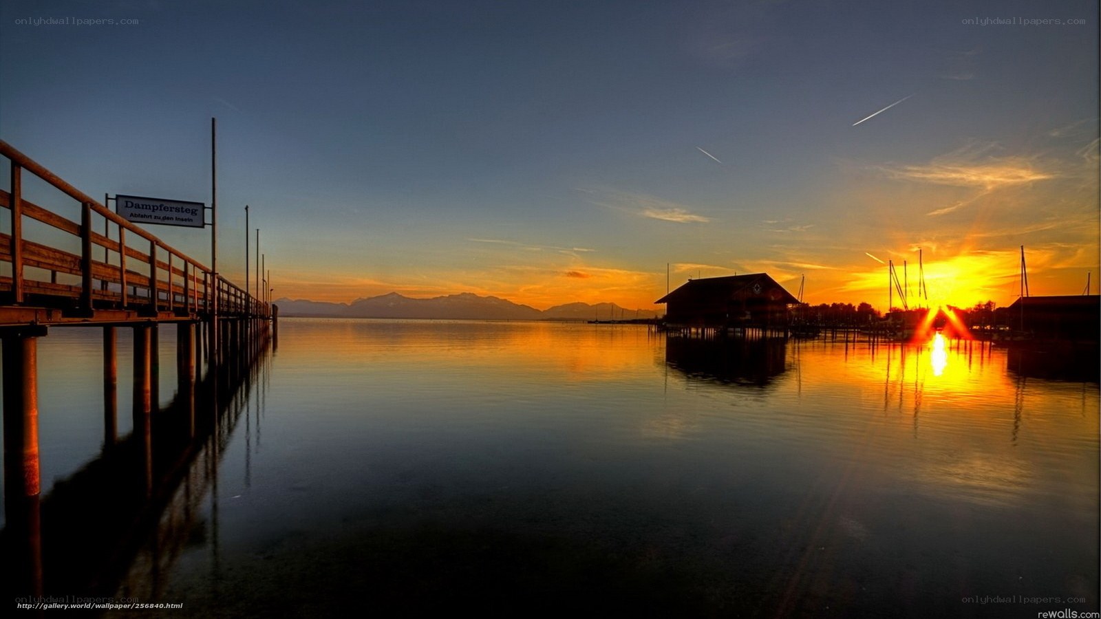 Sunset at Dampfersteg