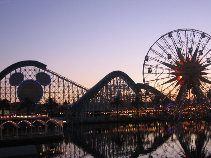 Sunset at Disney's California Adventure