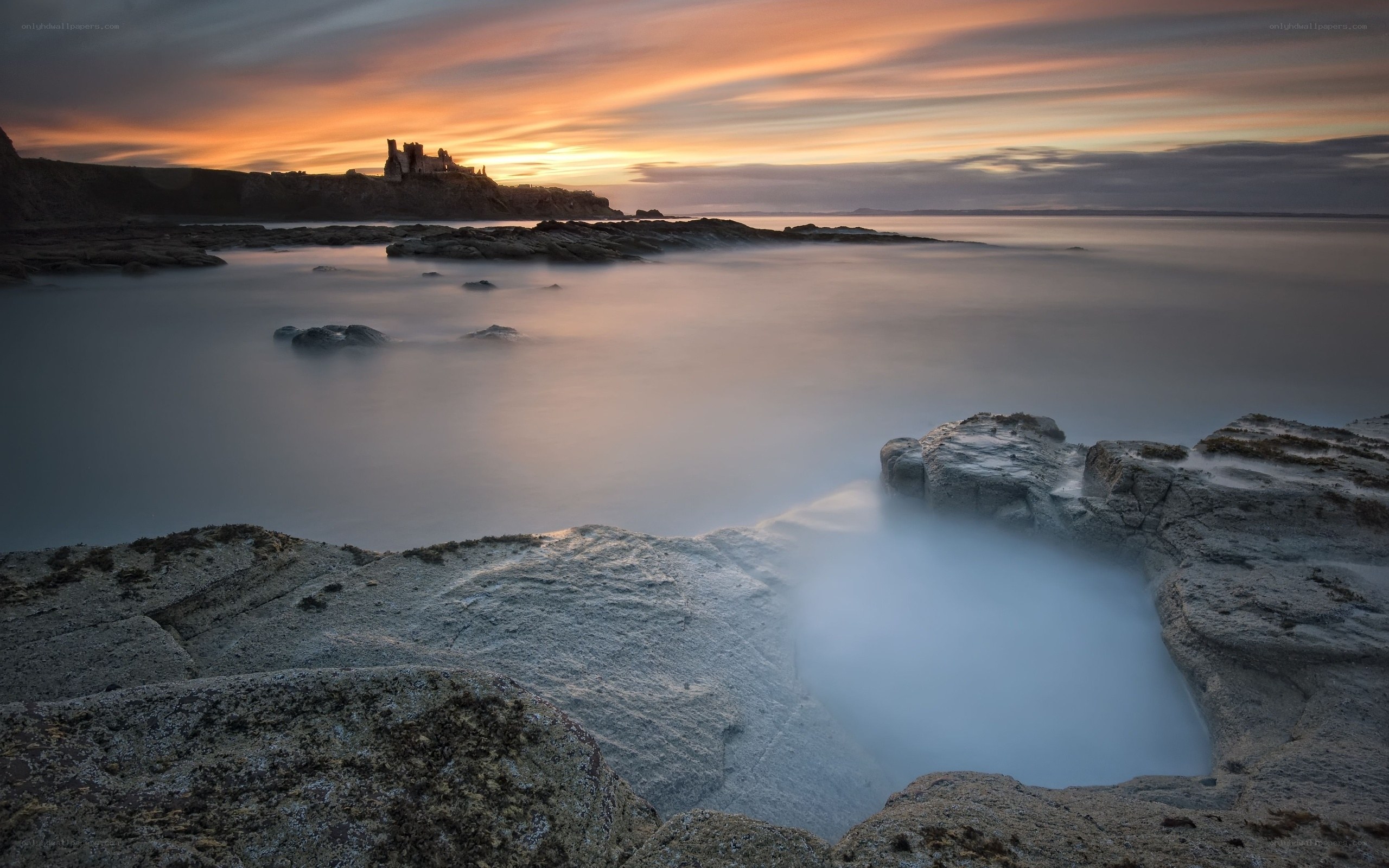 Sunset at Dunstanburgh Castle