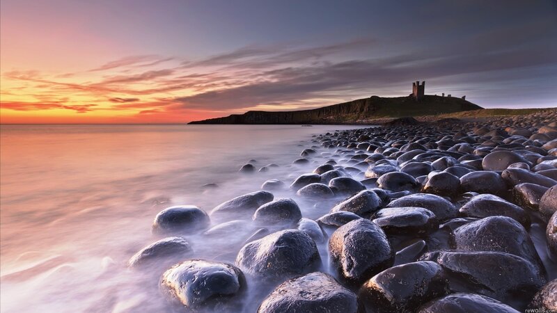 Sunset at Dunstanburgh Castle