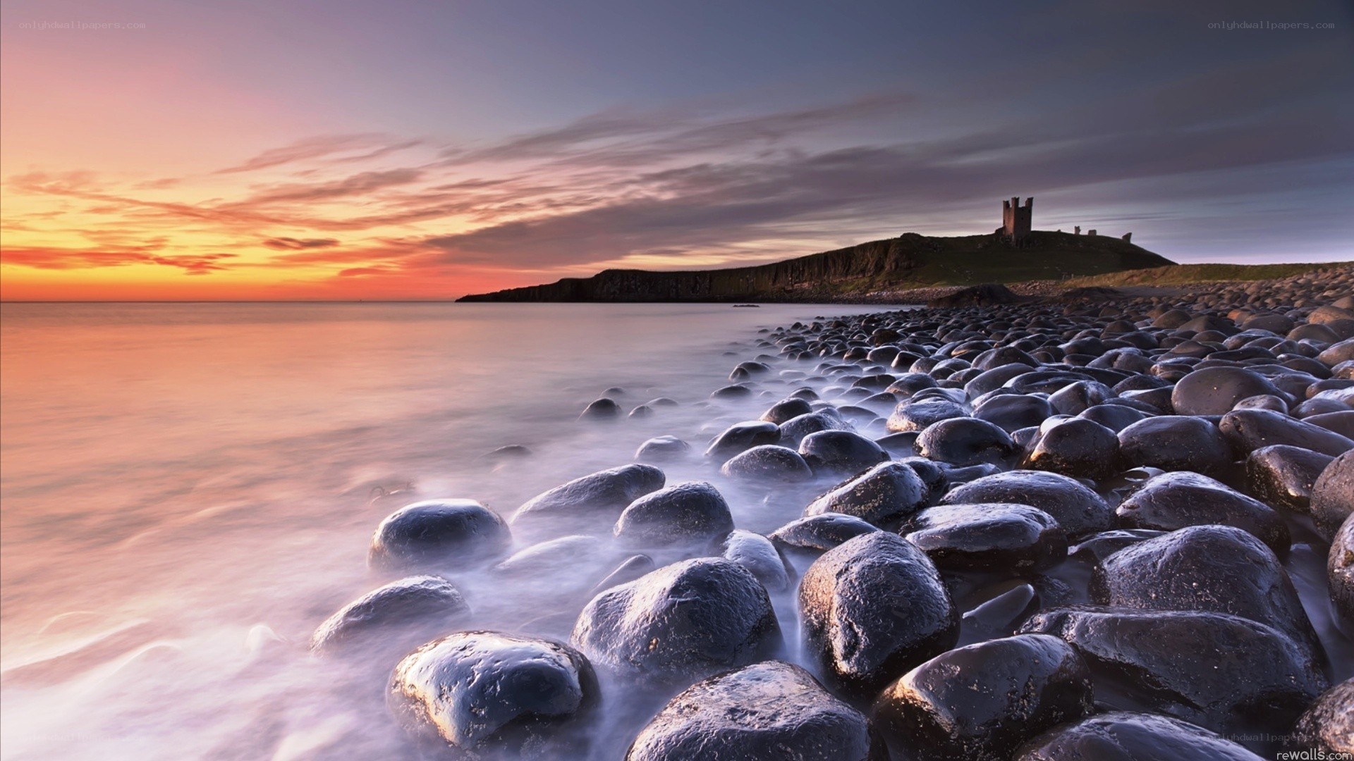 Sunset at Dunstanburgh Castle