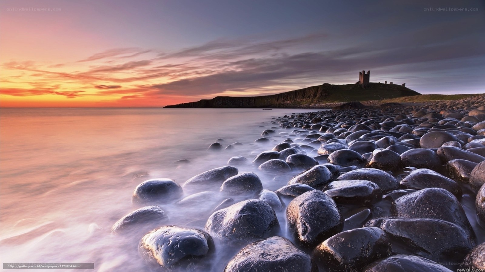 Sunset at Dunstanburgh Castle