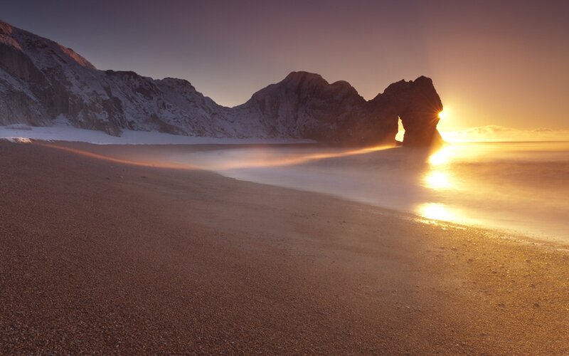 Sunset at Durdle Door