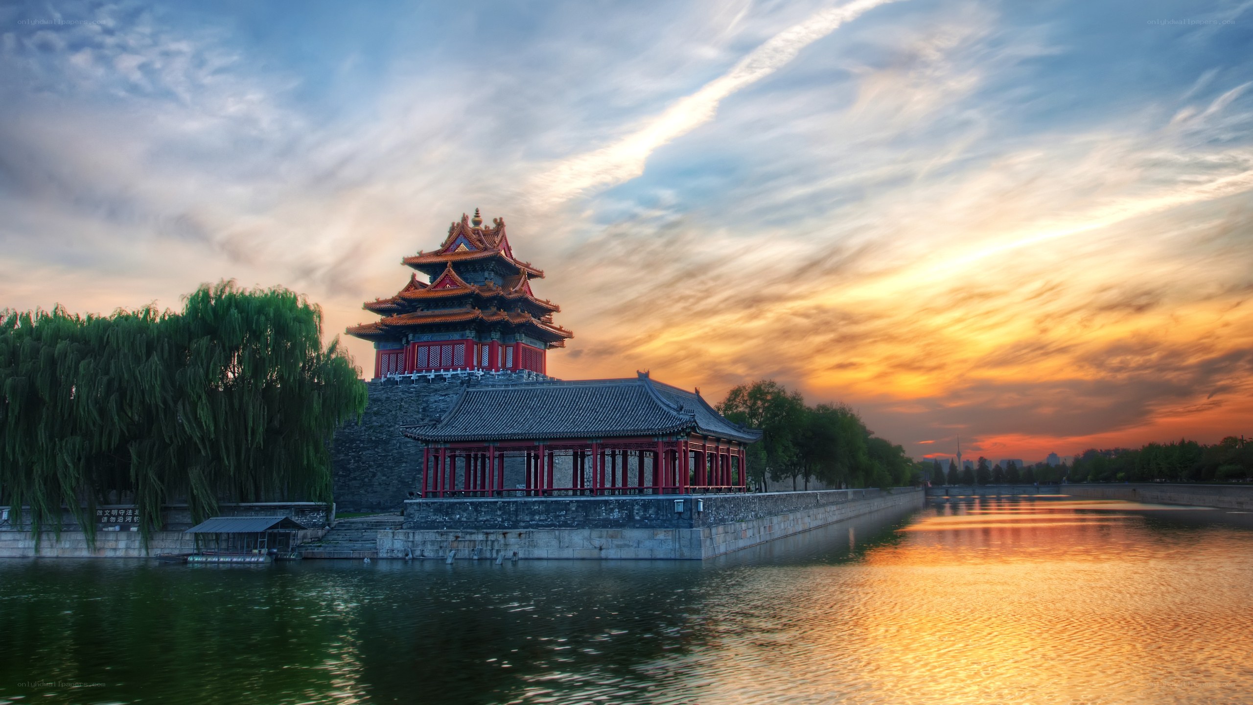 Sunset at Forbidden City
