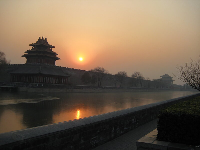 Sunset at Forbidden City