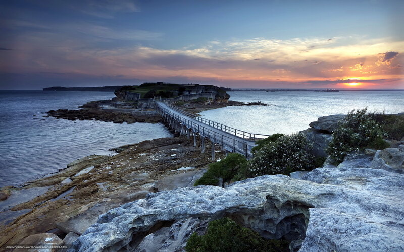 Sunset at Fort Denison