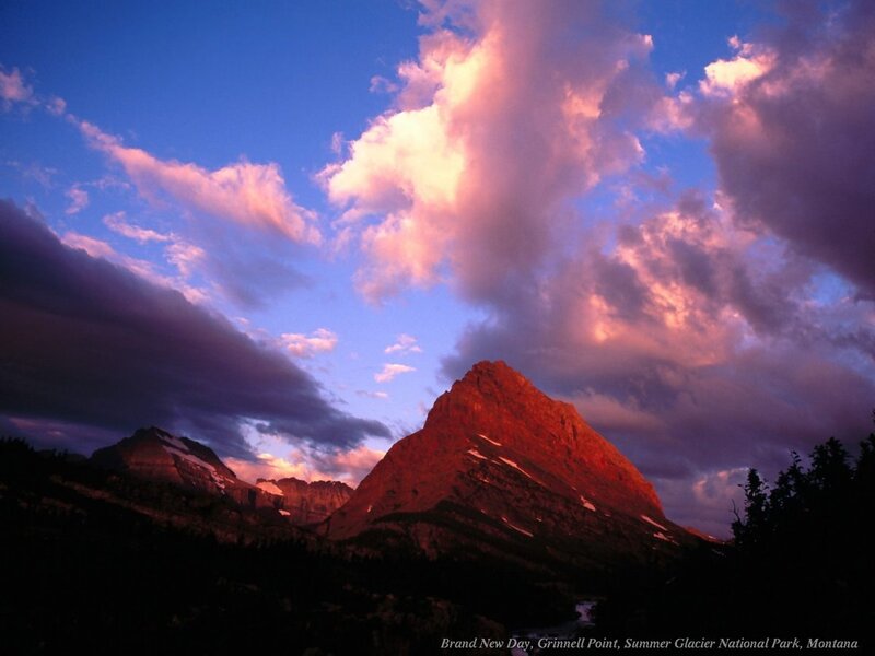 Sunset at Grinnell Point