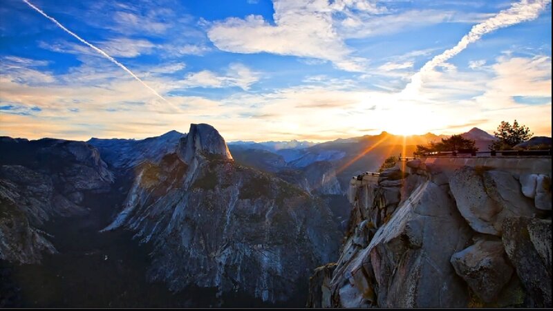 Sunset at Half Dome