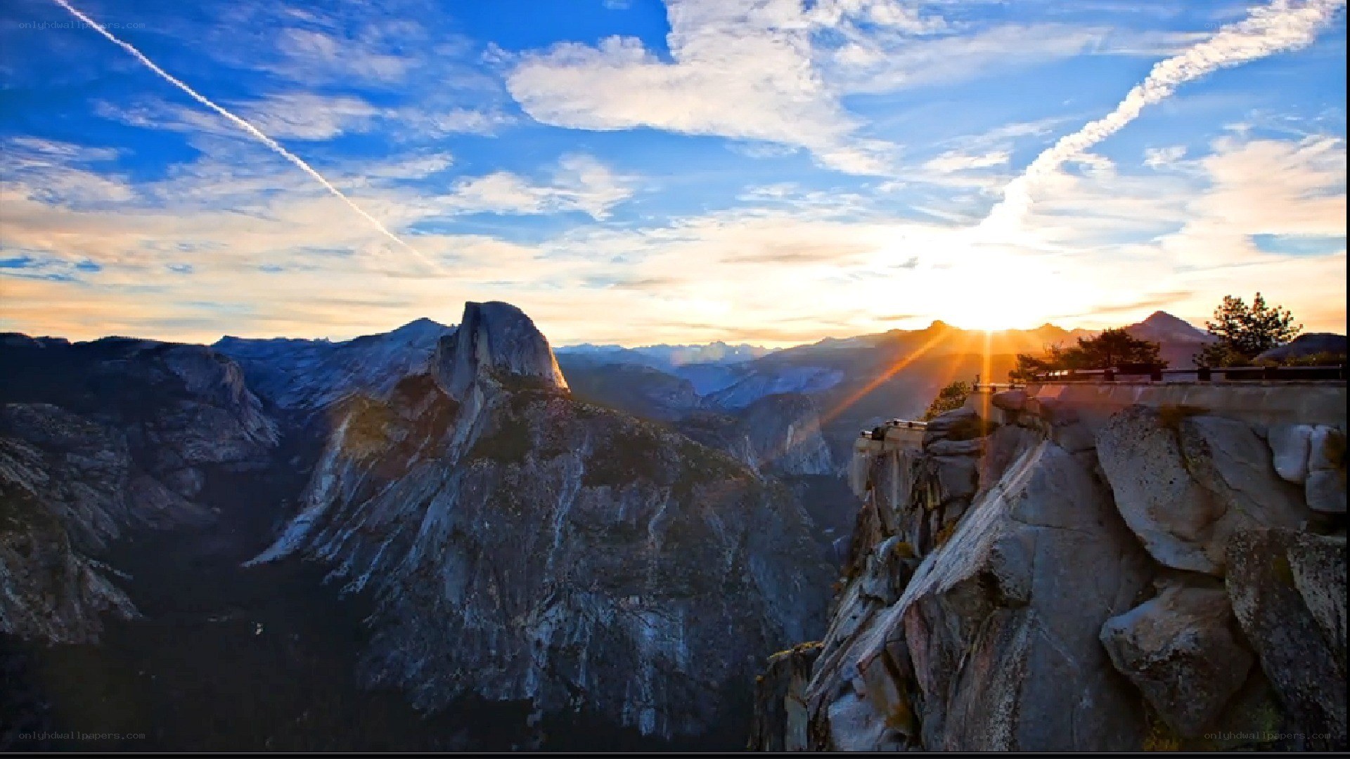 Sunset at Half Dome