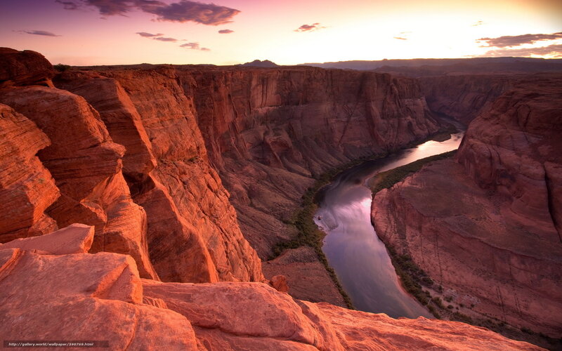 Sunset at Horseshoe Bend