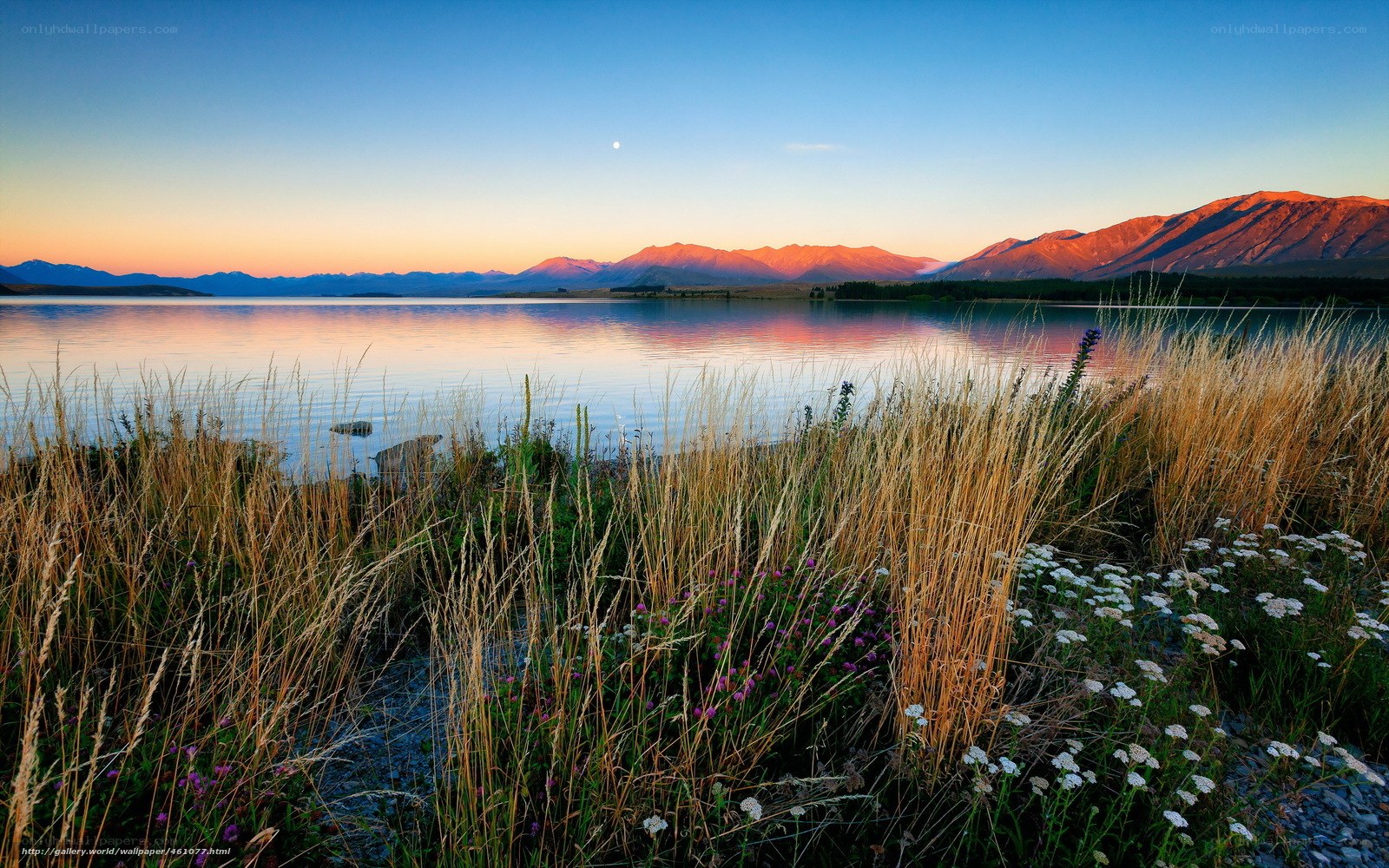 Sunset at Lake Tekapo