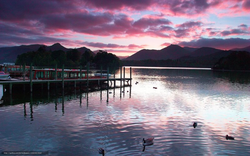 Sunset at Lake Windermere