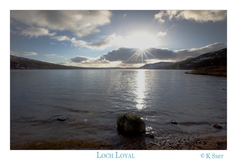 Sunset at Loch Loyal