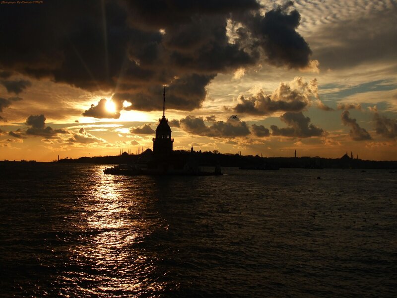 Sunset at Maiden's Tower