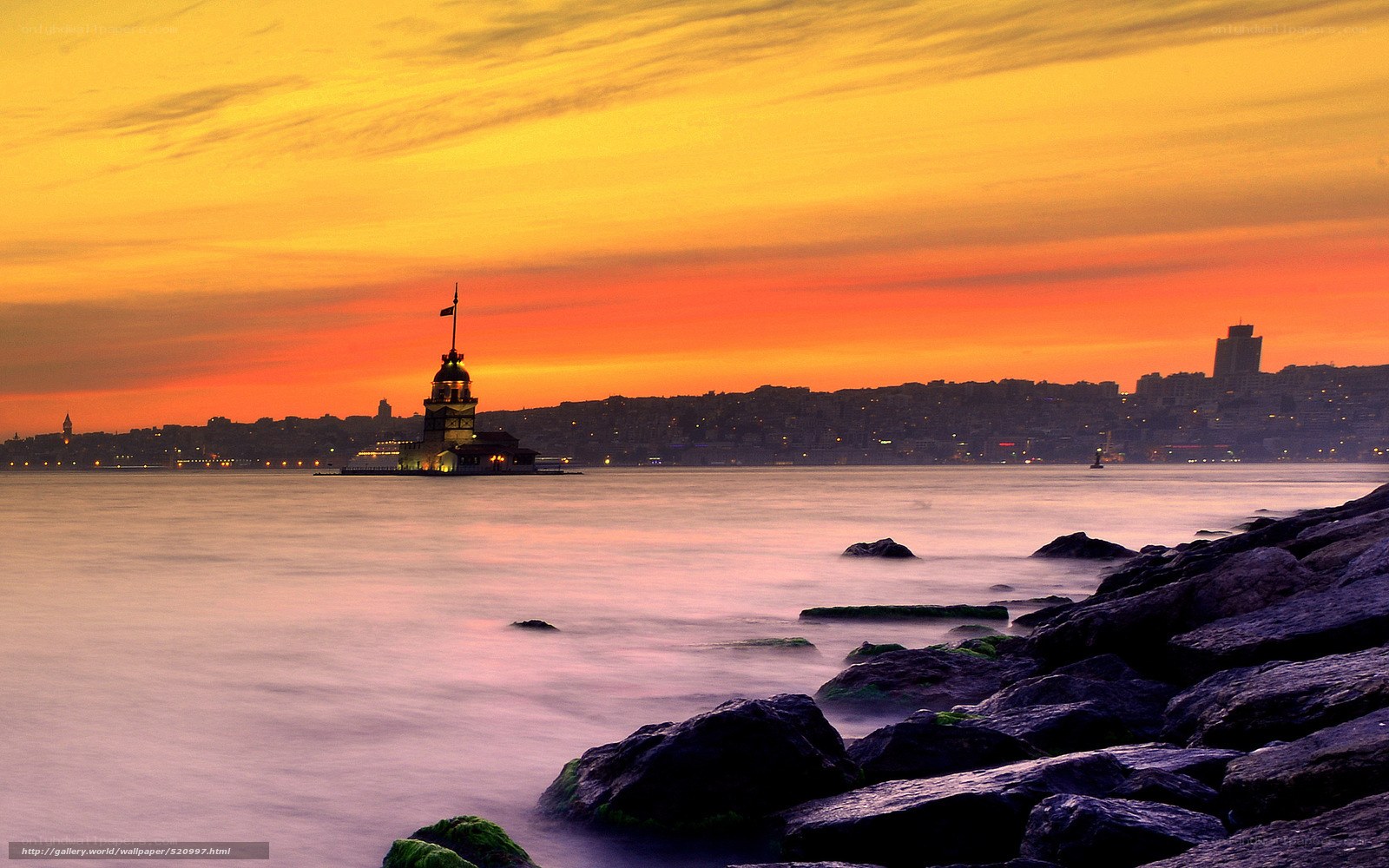 Sunset at Maiden's Tower