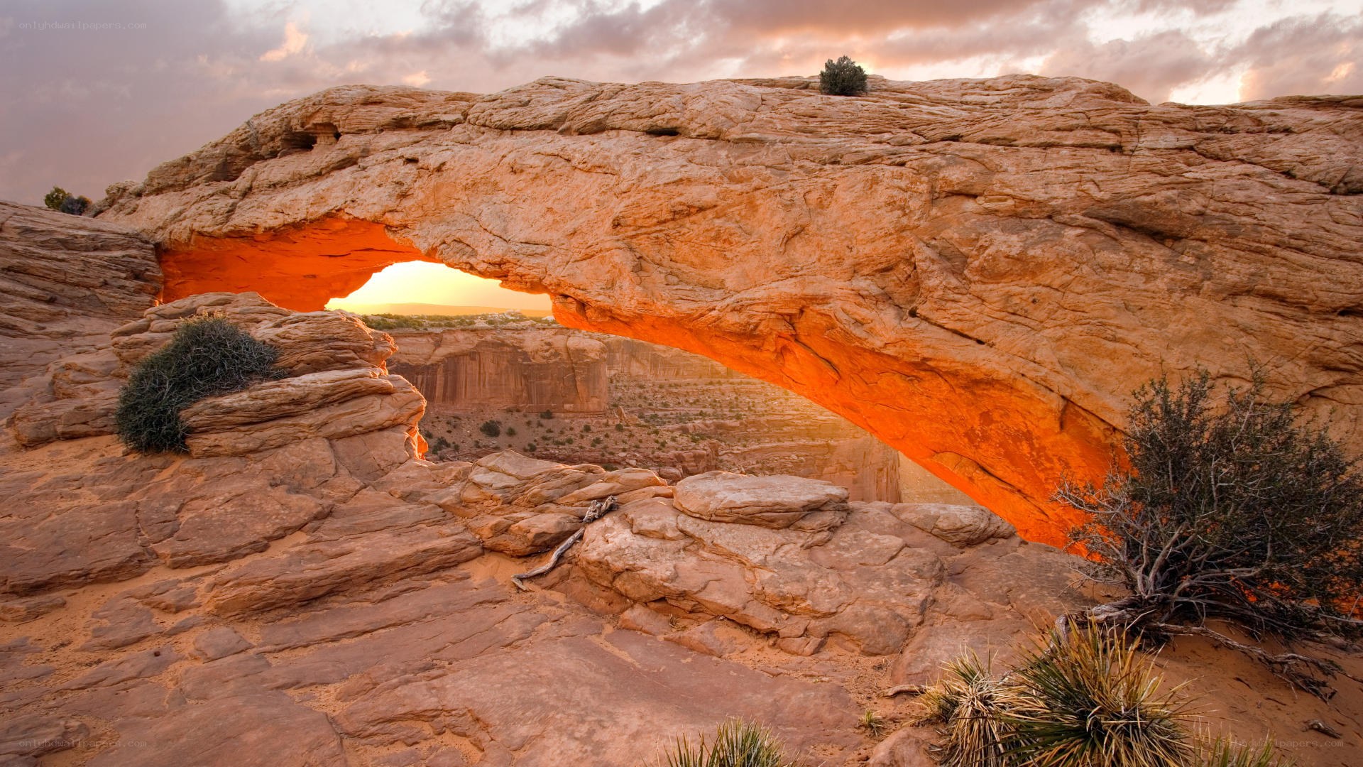Sunset at Mesa Arch