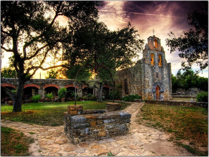 Sunset at Mission San Juan