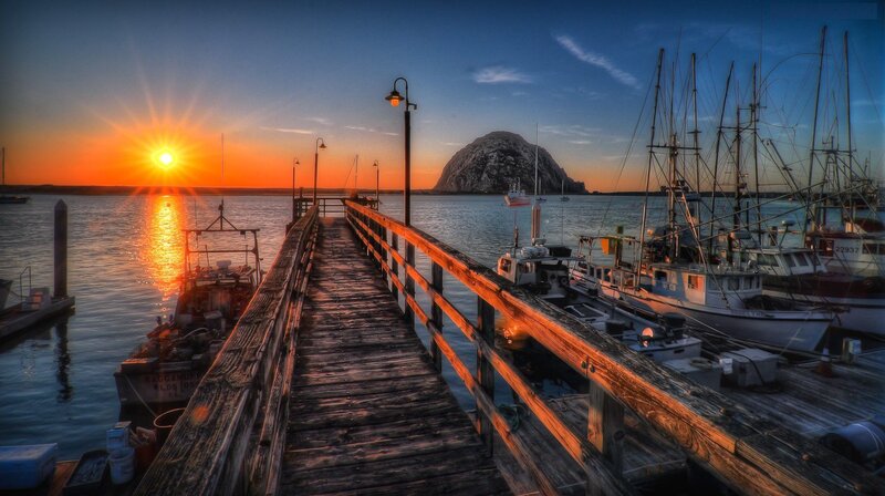 Sunset at Morro Bay — Orange
