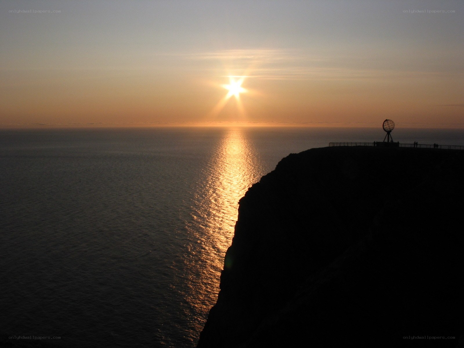 Sunset at North Cape
