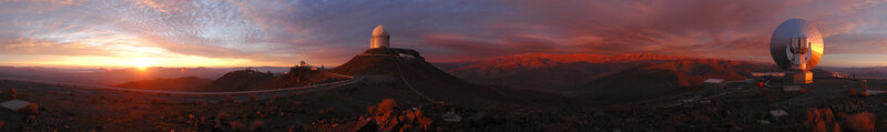 Sunset at observatory mountain