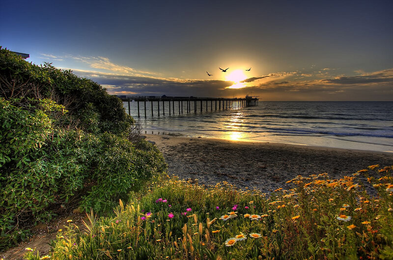 Sunset at Ocean Pier
