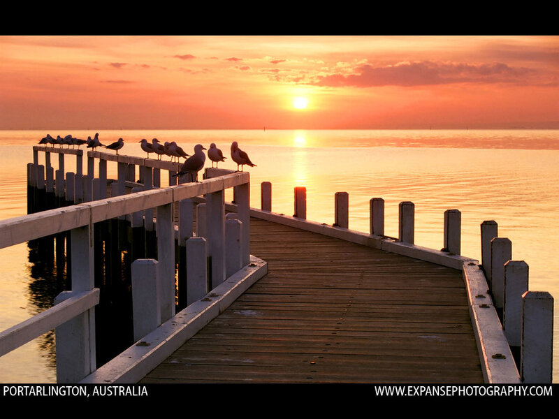Sunset at Portarlington Pier