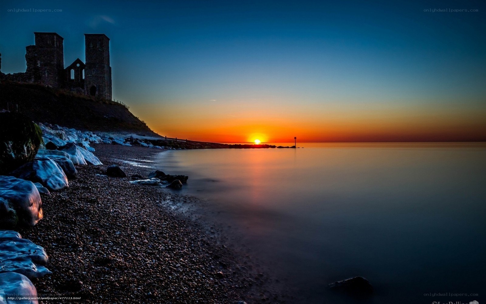 Sunset at Ruined Castle