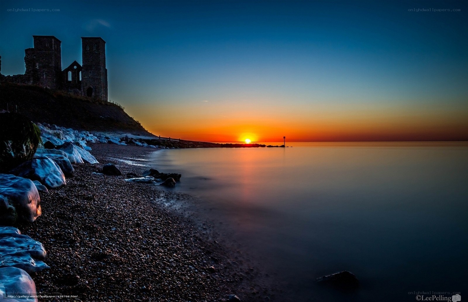 Sunset at Ruined Church