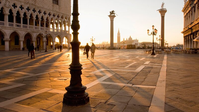Sunset at St. Mark's Square