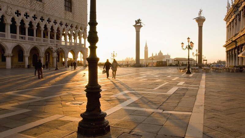 Sunset at St. Mark's Square